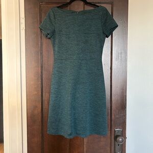 Ivanka Trump Dark Green A-Line Dress